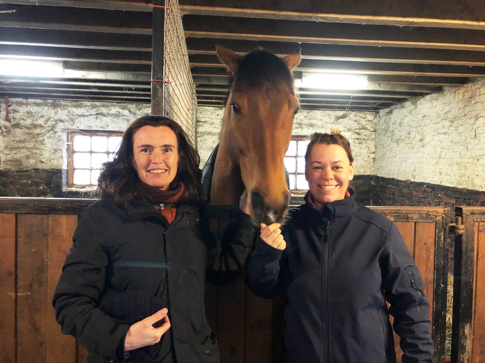 Dawn and Maria visit Yorkshire racehorse retraining & rehoming centre