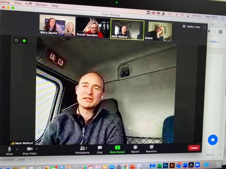 Live link with Mark Walford on his way back from Kelso !!